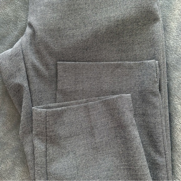 ZARA Blue Pattern Slim Leg Classic Trouser Pants - Picture 11 of 11